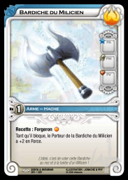 Bardiche du Milicien