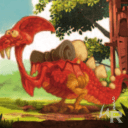 Dragodinde Ébène et Orchidée